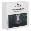 Fontanna solarna LUARO do oczka wodnego ogrodowa pompa pływająca LED RGB 16cm